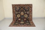 Hand-Knotted Wool Rug – Classic Floral Red Heritage - Image 13