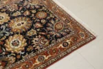 Hand-Knotted Wool Rug – Classic Floral Red Heritage - Image 11