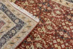 Hand-Knotted Wool Area Rug – Modern Linear Texture