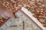 Hand-Knotted Wool Area Rug – Modern Linear Texture - Image 7