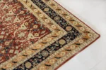 Hand-Knotted Wool Area Rug – Modern Linear Texture - Image 3