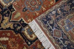 Handwoven Wool Rug – Antique Floral Traditional Carpet - Image 5