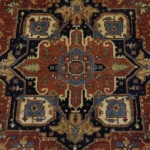 Handwoven Wool Rug – Antique Floral Traditional Carpet