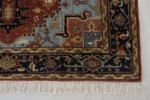 Handwoven Wool Rug – Antique Floral Traditional Carpet - Image 11