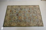 Sage Blue Persian Oriental Area Rug - Image 4