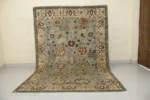Sage Blue Persian Oriental Area Rug - Image 7