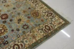 Sage Blue Persian Oriental Area Rug - Image 9