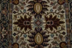 Traditional Floral Runner Rug – Persian Style Beige & Blue Design