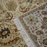 Traditional Persian Style Area Rug – Ivory Floral Heritage Design