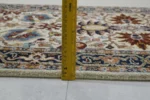 Traditional Floral Runner Rug – Persian Style Beige & Blue Design - Image 8