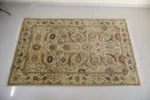 Traditional Persian Style Area Rug – Ivory Floral Heritage Design - Image 10
