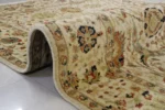 Traditional Persian Style Area Rug – Ivory Floral Heritage Design - Image 8