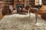 Traditional Persian Style Area Rug – Ivory Floral Heritage Design - Image 6