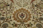 Traditional Persian Style Area Rug – Ivory Floral Heritage Design - Image 2