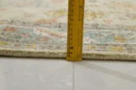 Vintage Floral Wool Area Rug – Distressed Persian Style - Image 6