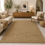 Handwoven Natural Jute Area Rug – Organic Textured Weave - Image 2