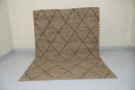 Handwoven Jute Area Rug – Natural Diamond Lattice Design - Image 4