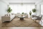 Handwoven Jute Area Rug – Natural Diamond Lattice Design - Image 13