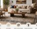 Modern living room featuring a decorative area rug with tips for choosing the perfect rug based on size, texture, color, comfort, and layout