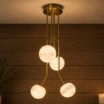 Celestial Onyx Globe Chandelier