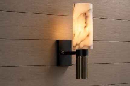 Onyx Cylinder Wall Sconce