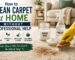 How to clean carpet at home without professional help using natural ingredients like vinegar and baking soda for deep carpet cleaning.