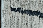Handwoven Modern Abstract Black & White Rug - Image 5
