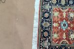 Handmade Traditional Persian Floral Accent Rug - Image 2