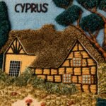 Thatched Cottage & Geese Handwoven Wall Hanging - Image 3